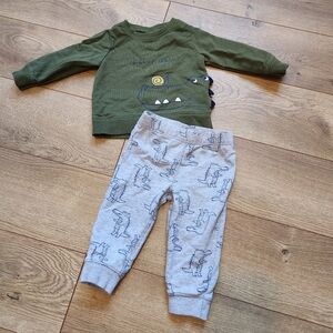 Carter's 12m Boys Alligator Outfit